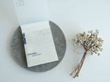 YOHAKU x CHECK&STRIPE Notepad / YC-029 Winter Haze (フユガスミ)