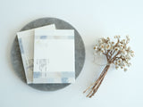 YOHAKU x CHECK&STRIPE Notepad / YC-029 Winter Haze (フユガスミ)