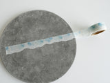 YOHAKU Die-cut + Foil Stamping Washi Tape / YD-002 Rain Drops (ヒトシズク)