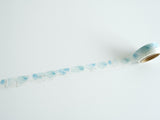 YOHAKU Die-cut + Foil Stamping Washi Tape / YD-002 Rain Drops (ヒトシズク)