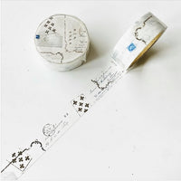 ゆずっぽ様限定商品 2点 YOHAKU Foil-stamped Washi Tape / YH-001 Mazurka (マズルカ