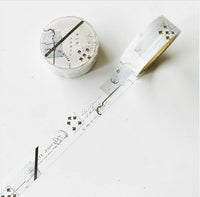 YOHAKU Foil-stamped Washi Tape / YH-002 Nocturne (ノクターン)