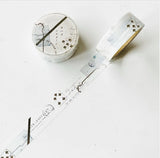 YOHAKU Foil-stamped Washi Tape / YH-002 Nocturne (ノクターン)