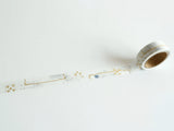 YOHAKU Foil-stamped Washi Tape / YH-003 Aria (アリア)