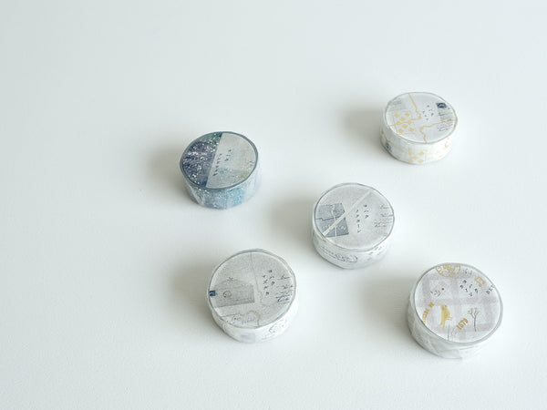YOHAKU Foil-stamped Washi Tape / YH-005 Canon (カノン