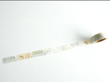 YOHAKU Foil-stamped Washi Tape / YH-009 Londo (ロンド)