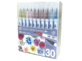 Kuretake ZIG CLEAN COLOR Real Brush 30 Colors set A