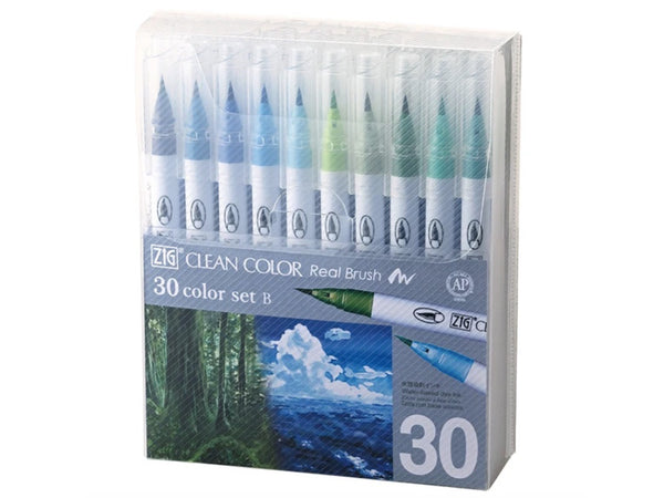 Kuretake ZIG CLEAN COLOR Real Brush 30 Colors set B