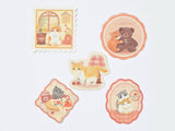 Cozy Daytime Flake Sticker Set / Kitten