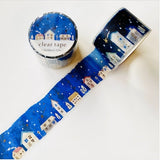 Clear Tape with Foil Stamping / Night Town