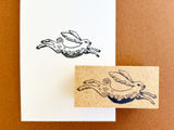 Kinotorico Original Wooden Rubber Stamp / Rabbit