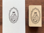 "Marle" Japanese Wooden Rubber Stamp - Makeup