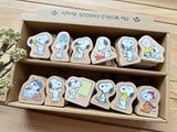 Snoopy Japanese Wooden Rubber Stamp