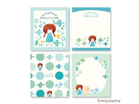 Furukawa x Mizutama Memo Pad / Blue