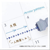 Cruro / Roller Stamp & Color Pen Duo