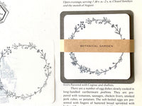 Botanical Glassine Paper Sticky Notes / Wreath