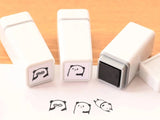 Self-Inking Stamp Set of 3 / Panda