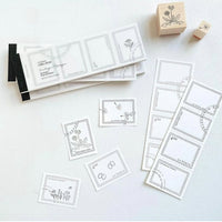 Letterpress Label Book / Stamp Frame