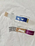 Pion Washi Tape / White Cat on the Rug