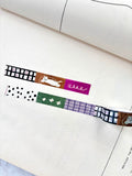 Pion Washi Tape / White Cat on the Rug