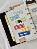 Pion Washi Tape / Black Cat on the Rug