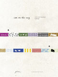 Pion Washi Tape / White Cat on the Rug