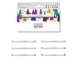 Copic Acrea 6 Color Water-Based Marker Set / Deep