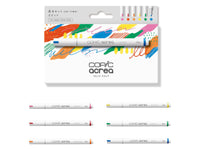 Copic Acrea 6 Color Water-Based Marker Set - Vivid
