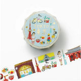 Ai Okino Gold Foil Stamped Masking Tape - Tokyo