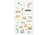 Dual Material Layering Sticker Set / Cats