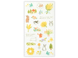 Dual Material Layering Sticker Set / Bunnies