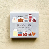 Mariko Fukuoka Cube Memo Pad / Seasonal Jars