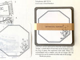 Botanical Glassine Paper Sticky Notes / Chamomile Frame