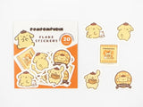 Furukawa x Sanrio Characters Retro Snack Series / Pompompurin Flake Stickers