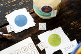 OURS Perforated Letterpress Label Book / Letters (Framed)