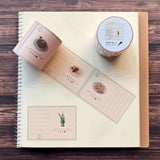Kinoko Sha Retro Washi Memo Tape / Menu of "Cafe Tomei"