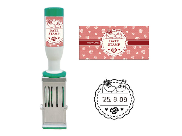 Moomin 80th Anniversary Date Stamp / Lovers