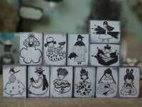 Hanen Studio x  Kaia Rubber Stamps / Freckles Girl 10