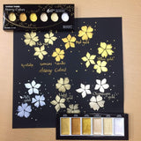 KURETAKE Gansai Tambi 6 Color Watercolor Palette - Starry