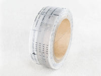YOHAKU Original Washi Tape / Y-016 Gray (ハイイロ)