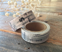 YOHAKU Original Washi Tape / Y-016 Gray (ハイイロ)