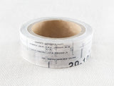 YOHAKU Original Washi Tape / Y-016 Gray (ハイイロ)