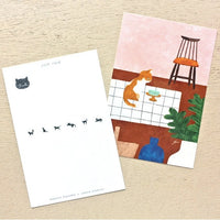 Mariko Fukuoka Postcard Booklet / Meow