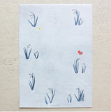 Omori Yuko Letter Pad / Roadside Flower
