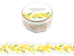 Japanese Die-Cut Washi Masking Tape / Mimosa