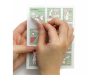 Moomin 80th Anniversary Postage Sheet of Stickers / Pink