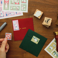 Moomin 80th Anniversary Postage Sheet of Stickers / Pink