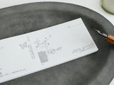 YOHAKU Letterpress Label Book - Nostalgy Gray