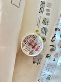 Pion Die-cut Washi Tape / Cozy Mood