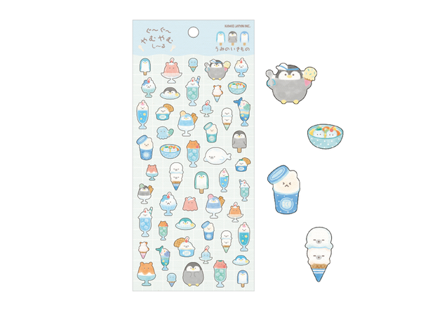 Yummy!  Sheet of Stickers /  Sea Creatures